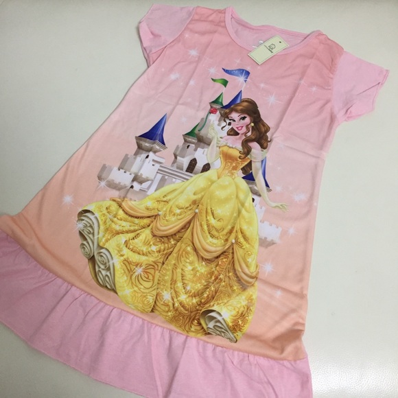 Princess Belle beauty the beast Cute Nightgown - Picture 4 of 7